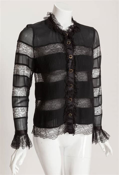 chanel blouse men|Chanel style blouse.